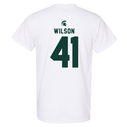 Michigan State - NCAA Football : Jaxson Wilson - Classic Shersey T-Shirt-1