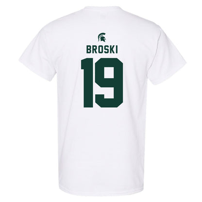 Michigan State - NCAA Baseball : Adam Broski - Classic Shersey T-Shirt-1