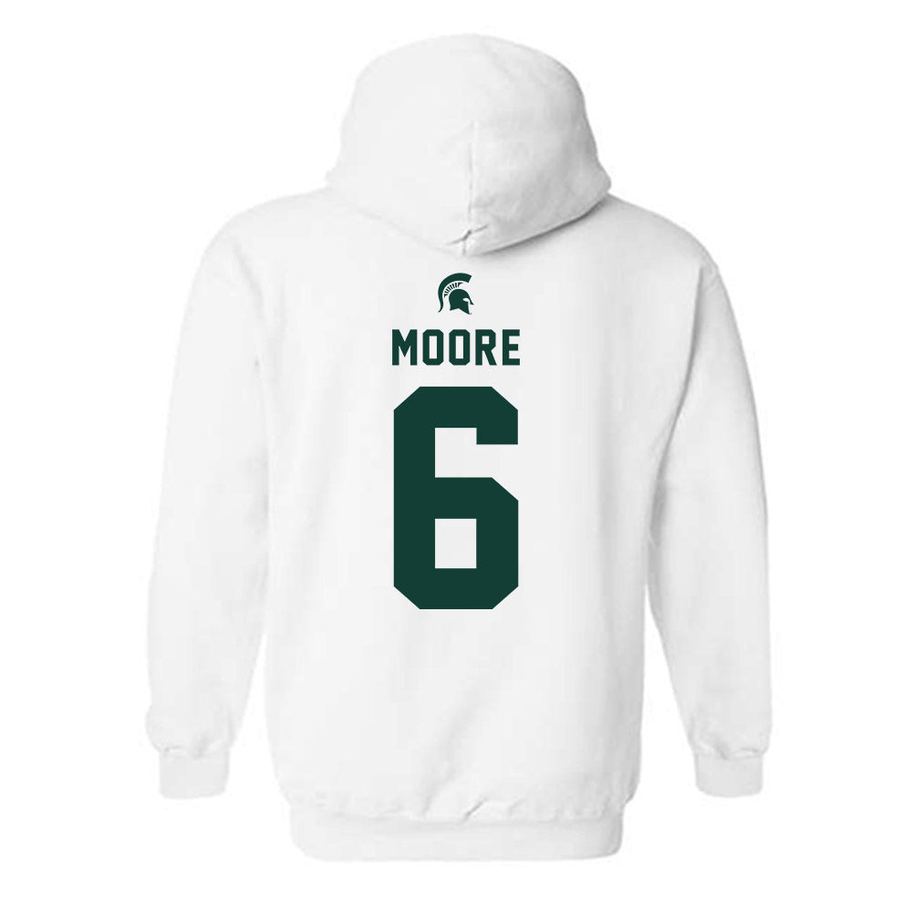 Michigan State - NCAA Football : Fredrick Moore - Classic Shersey Hooded Sweatshirt-1