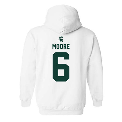 Michigan State - NCAA Football : Fredrick Moore - Classic Shersey Hooded Sweatshirt-1