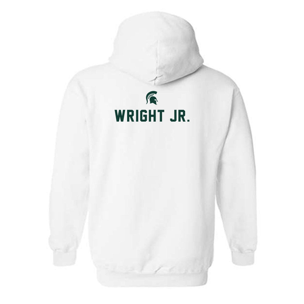 Michigan State - NCAA Football : Robert Wright Jr. - Classic Shersey Hooded Sweatshirt-1