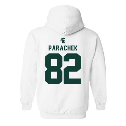 Michigan State - NCAA Football : Brennan Parachek - Classic Shersey Hooded Sweatshirt-1