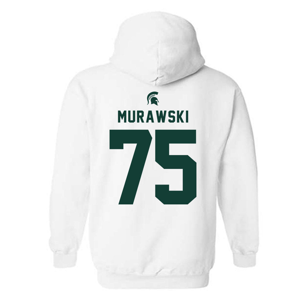 Michigan State - NCAA Football : Benjamin Murawski - Classic Shersey Hooded Sweatshirt-1