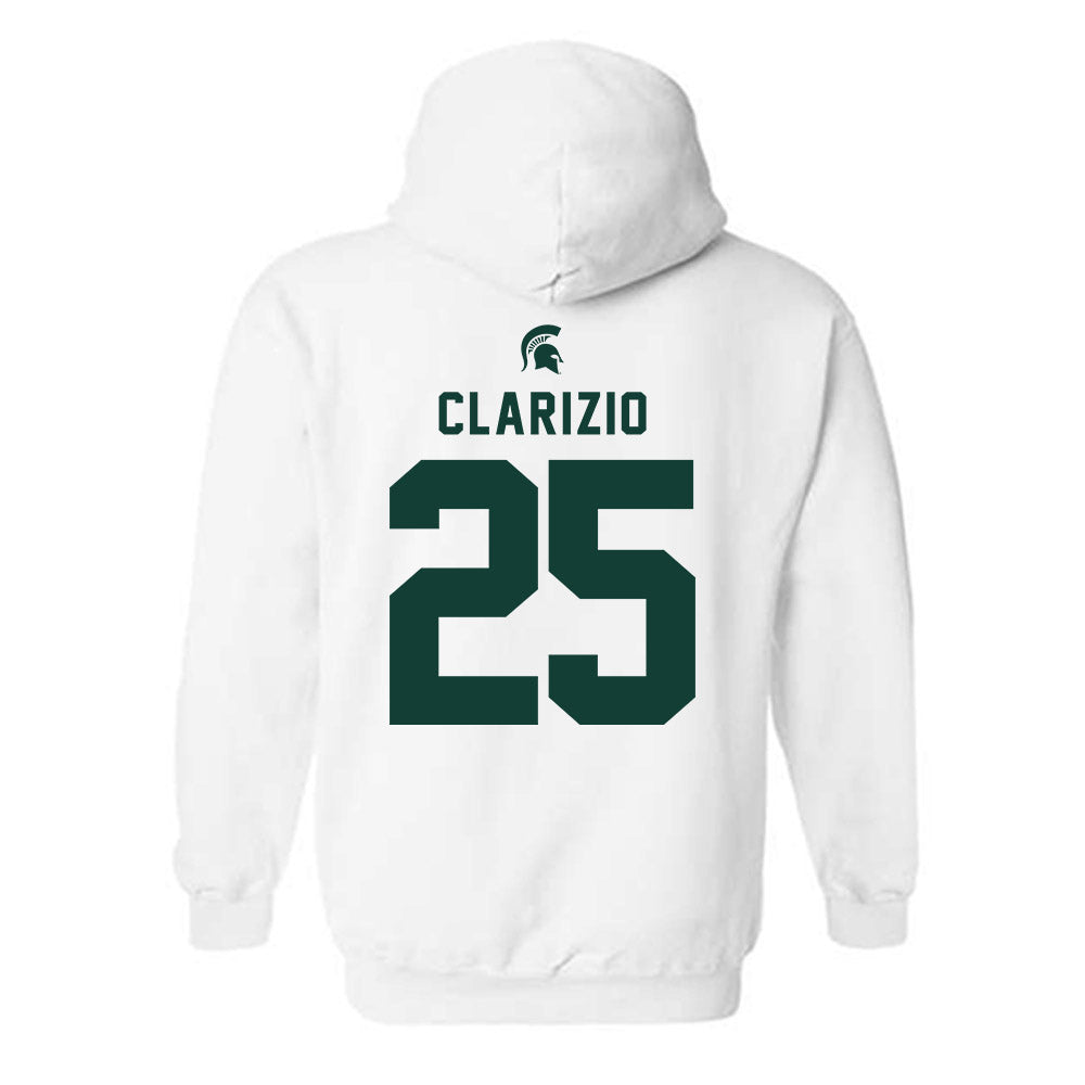 Michigan State - NCAA Football : Jace Clarizio - Classic Shersey Hooded Sweatshirt-1