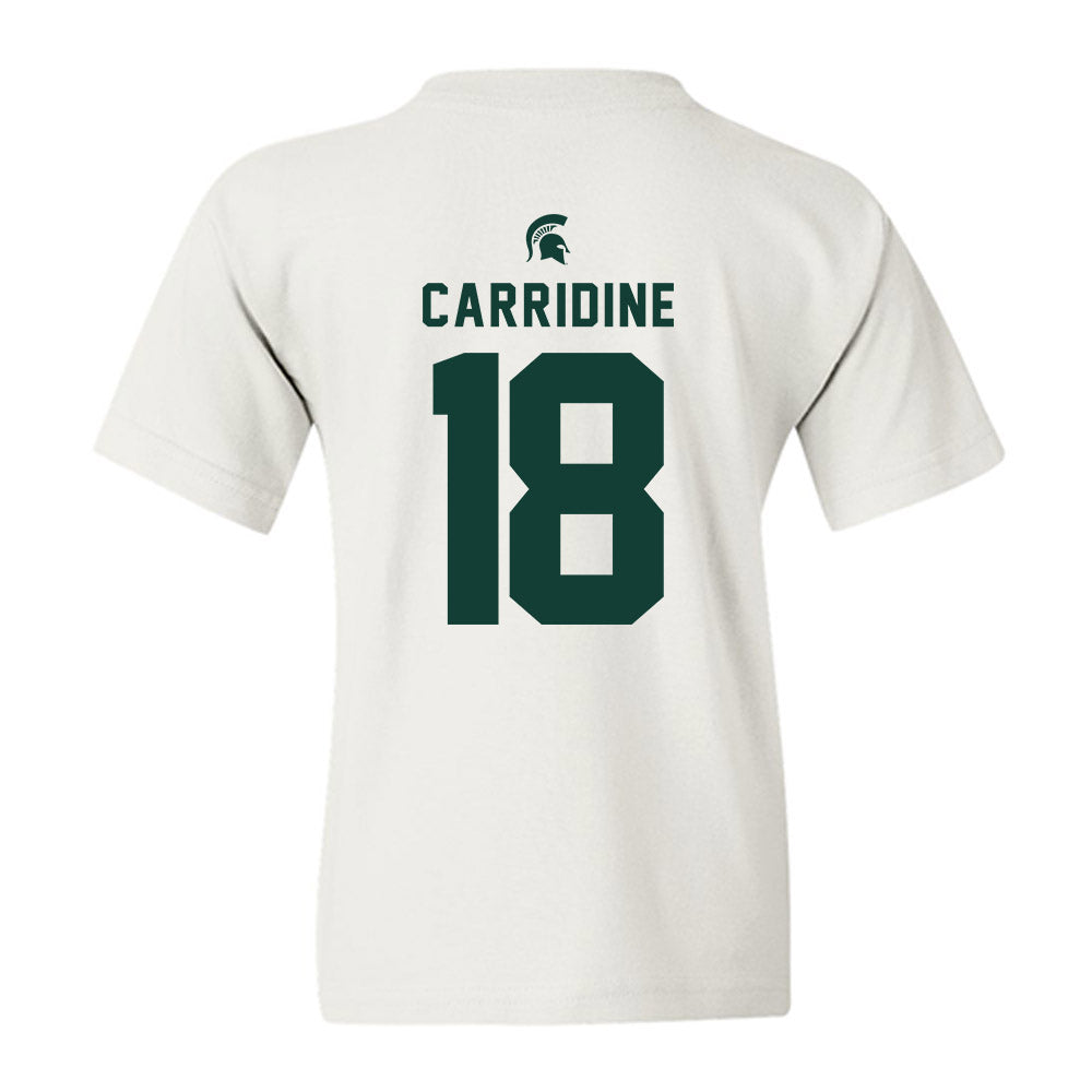 Michigan State - NCAA Football : Atticus Carridine - Classic Shersey Youth T-Shirt-1