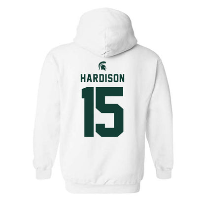 Michigan State - NCAA Women's Volleyball : Zora Hardison - Classic Shersey Hooded Sweatshirt-1