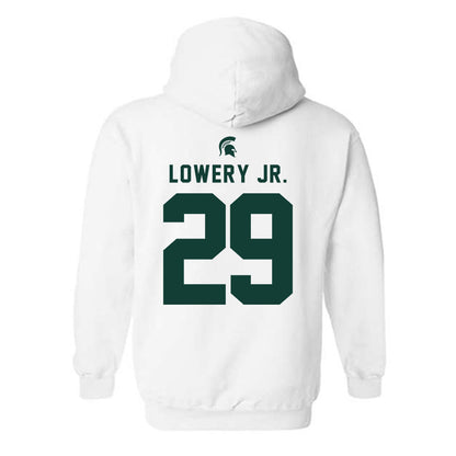 Michigan State - NCAA Football : Marqui Lowery Jr. - Classic Shersey Hooded Sweatshirt-1