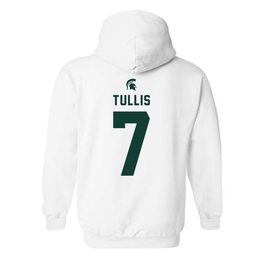 Michigan State - NCAA Football : Brandon Tullis - Classic Shersey Hooded Sweatshirt-1