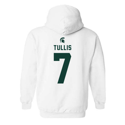 Michigan State - NCAA Football : Brandon Tullis - Classic Shersey Hooded Sweatshirt-1