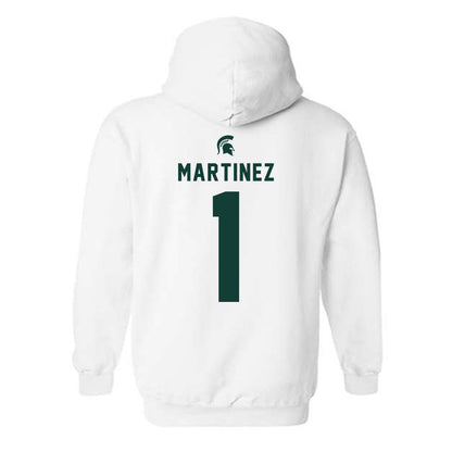 Michigan State - NCAA Football : Nikai Martinez - Classic Shersey Hooded Sweatshirt-1