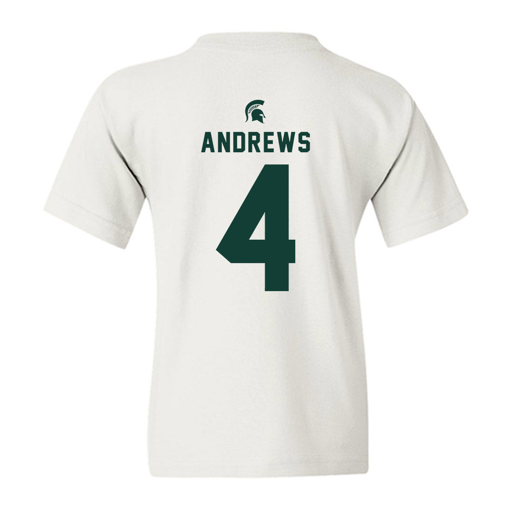 Michigan State - NCAA Women's Volleyball : Madi Andrews - Classic Shersey Youth T-Shirt-1