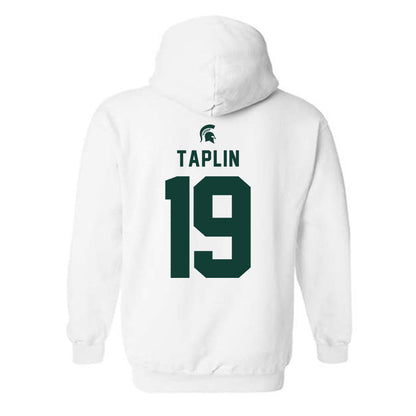 Michigan State - NCAA Football : Charles Taplin - Classic Shersey Hooded Sweatshirt-1