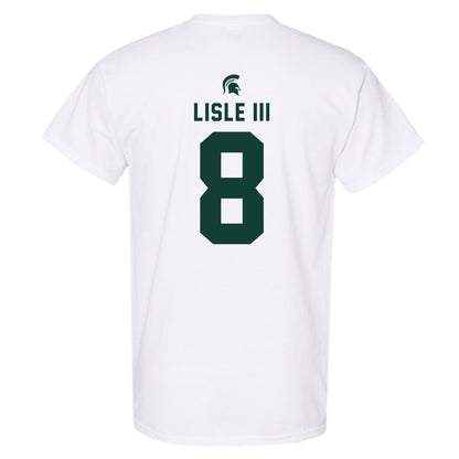 Michigan State - NCAA Football : Trey Lisle III - Classic Shersey T-Shirt-1