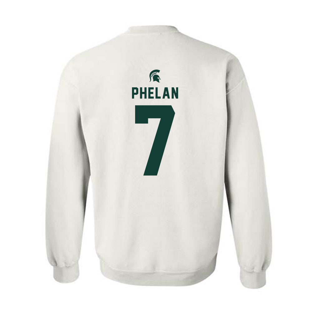 Michigan State - NCAA Men's Soccer : Aidan Phelan - Classic Shersey Crewneck Sweatshirt-1