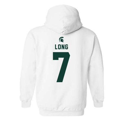 Michigan State - NCAA Women's Volleyball : Malayah Long - Classic Shersey Hooded Sweatshirt-1