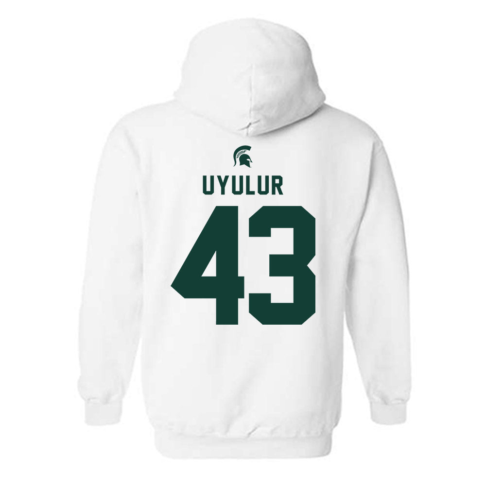 Michigan State - NCAA Baseball : Ozan Uyulur - Classic Shersey Hooded Sweatshirt-1