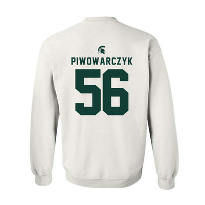 Michigan State - NCAA Football : Chris Piwowarczyk - Classic Shersey Crewneck Sweatshirt-1