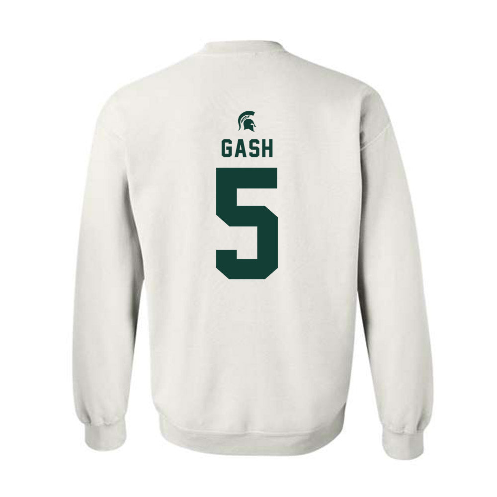 Michigan State - NCAA Football : Samson Gash - Classic Shersey Crewneck Sweatshirt-1
