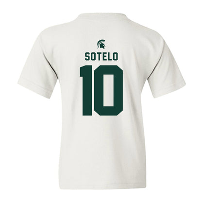 Michigan State - NCAA Women's Basketball : Ines Sotelo - Classic Shersey Youth T-Shirt-1
