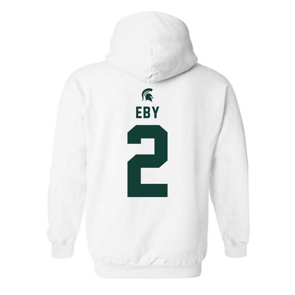 Michigan State - NCAA Men's Soccer : William Eby - Classic Shersey Hooded Sweatshirt-1