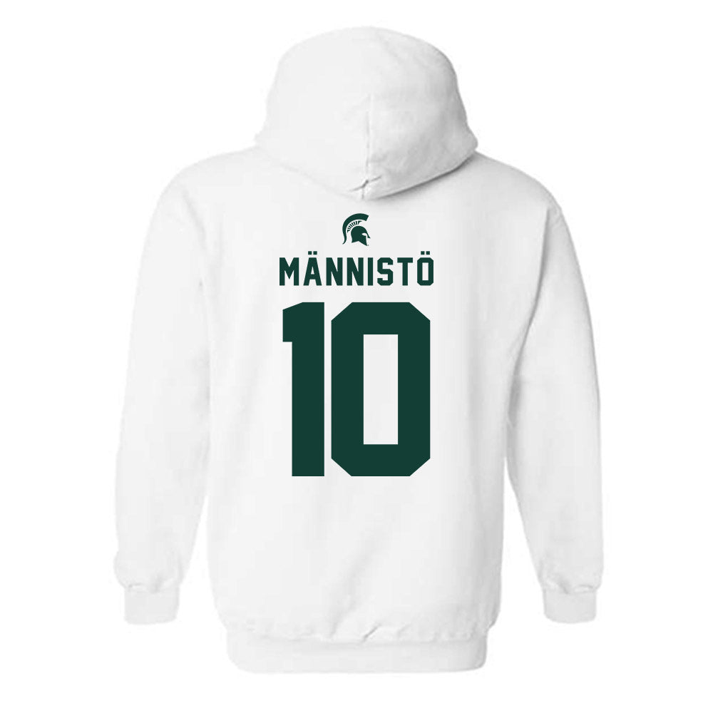 Michigan State - NCAA Men's Ice Hockey : Tommi Männistö - Classic Shersey Hooded Sweatshirt-1