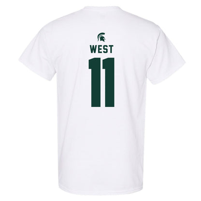 Michigan State - NCAA Men's Ice Hockey : Owen West - Classic Shersey T-Shirt-1