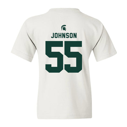 Michigan State - NCAA Football : Rakeem Johnson - Classic Shersey Youth T-Shirt-1