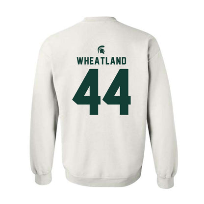 Michigan State - NCAA Football : Caleb Wheatland - Classic Shersey Crewneck Sweatshirt-1