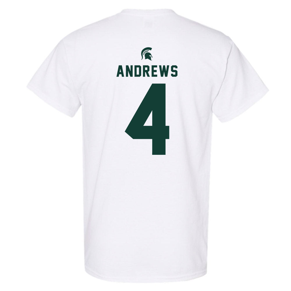 Michigan State - NCAA Women's Volleyball : Madi Andrews - Classic Shersey T-Shirt-1