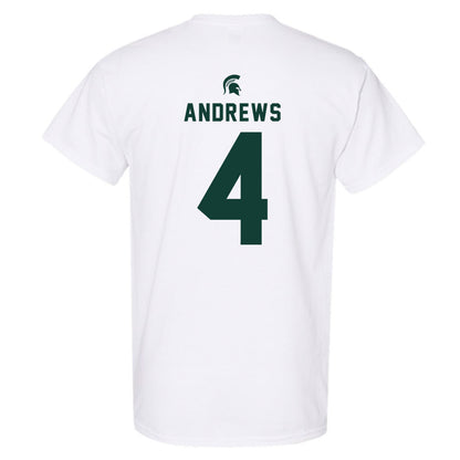 Michigan State - NCAA Women's Volleyball : Madi Andrews - Classic Shersey T-Shirt-1