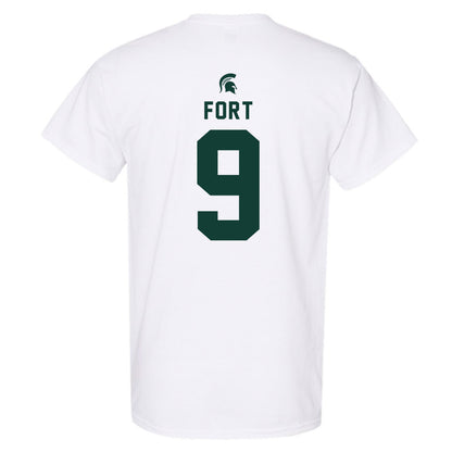 Michigan State - NCAA Men's Basketball : Lorenzo Fort - Classic Shersey T-Shirt-1