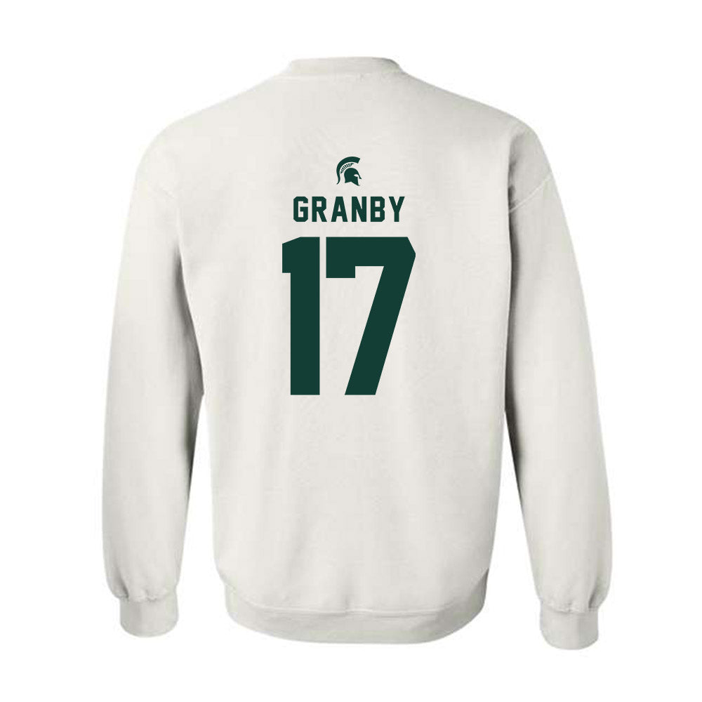 Michigan State - NCAA Football : Jonathan Granby - Classic Shersey Crewneck Sweatshirt-1