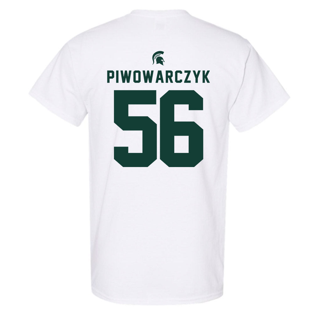 Michigan State - NCAA Football : Chris Piwowarczyk - Classic Shersey T-Shirt-1