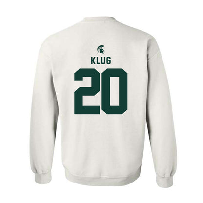 Michigan State - NCAA Baseball : Joshua Klug - Classic Shersey Crewneck Sweatshirt-1