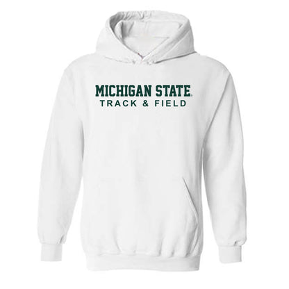 Michigan State - NCAA Women's Track & Field : Makenzie Johns - Classic Shersey Hooded Sweatshirt-0