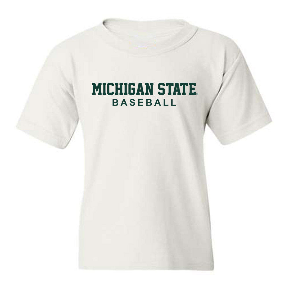 Michigan State - NCAA Baseball : Davis Weeks - Classic Shersey Youth T-Shirt-0
