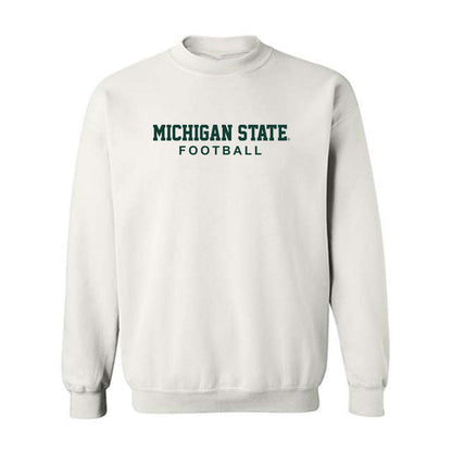 Michigan State - NCAA Football : Cal Thrush - Classic Shersey Crewneck Sweatshirt-0