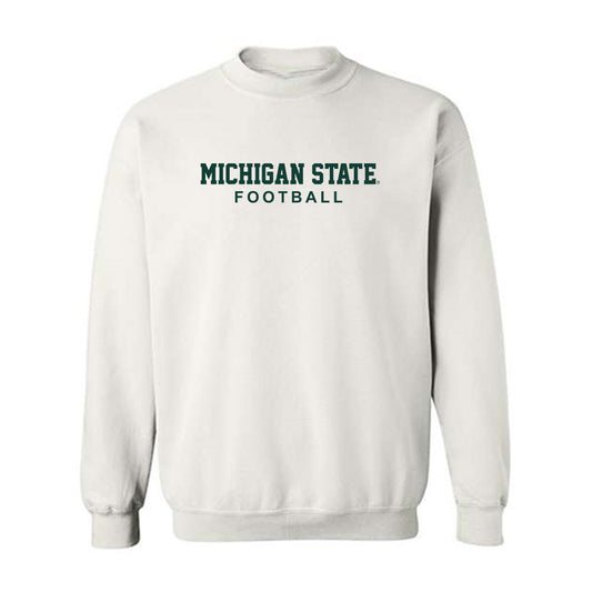 Michigan State - NCAA Football : Peyton Babbitt - Classic Shersey Crewneck Sweatshirt-0