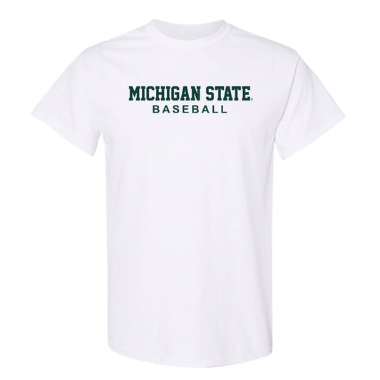 Michigan State - NCAA Baseball : Isaiah Domey - Classic Shersey T-Shirt-0