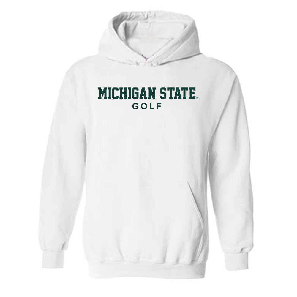 Michigan State - NCAA Men's Golf : Pierce Morrissey - Classic Shersey Hooded Sweatshirt-0