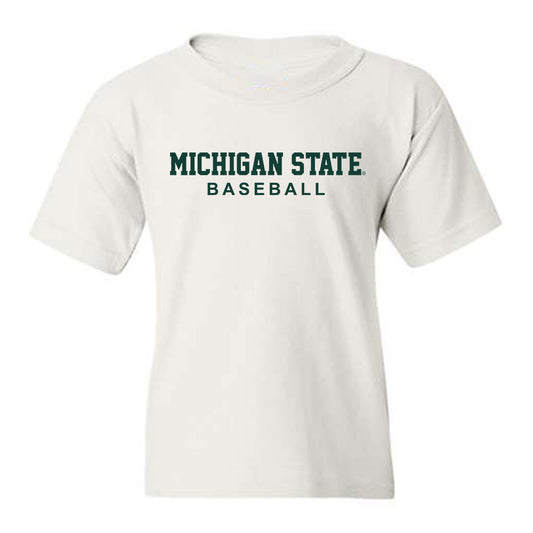 Michigan State - NCAA Baseball : Isaiah Domey - Classic Shersey Youth T-Shirt-0