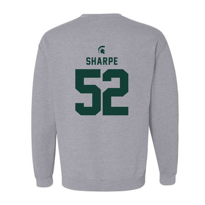 Michigan State - NCAA Football : Nickolus Sharpe - Generic Shersey Crewneck Sweatshirt-1