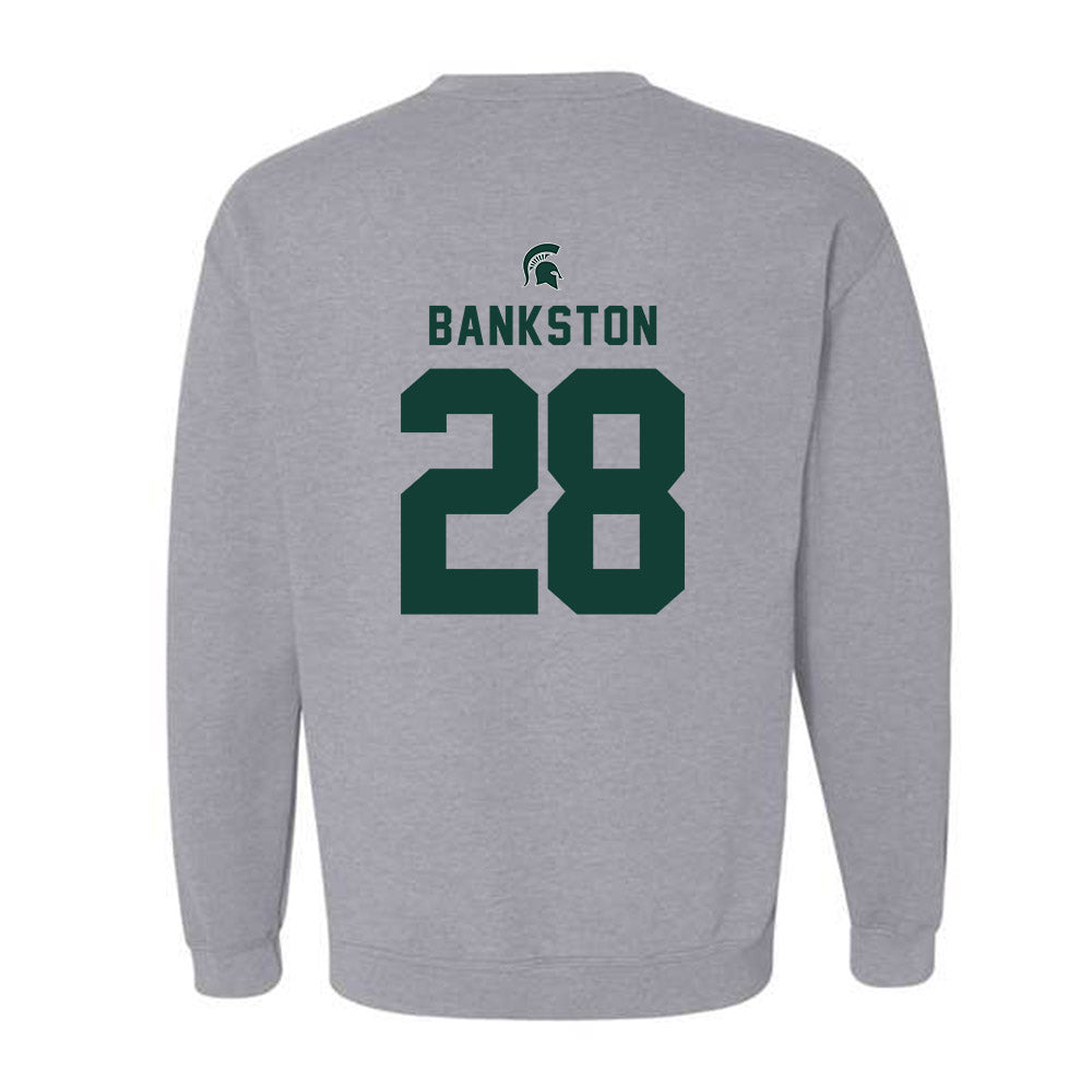 Michigan State - NCAA Women's Volleyball : Alanna Bankston - Generic Shersey Crewneck Sweatshirt-1