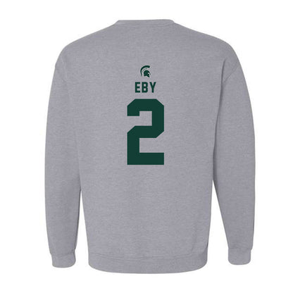 Michigan State - NCAA Men's Soccer : William Eby - Generic Shersey Crewneck Sweatshirt-1