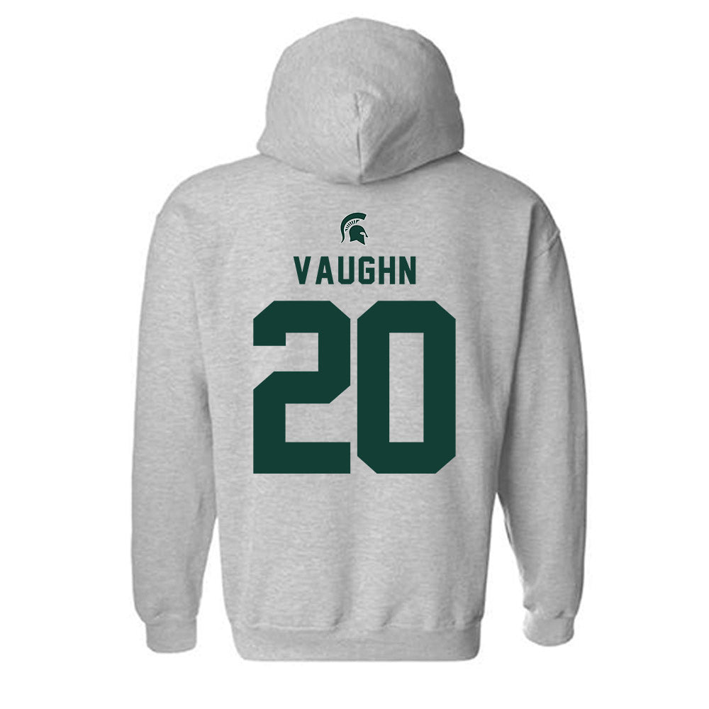 Michigan State - NCAA Women's Soccer : Shelby Vaughn - Generic Shersey Hooded Sweatshirt-1