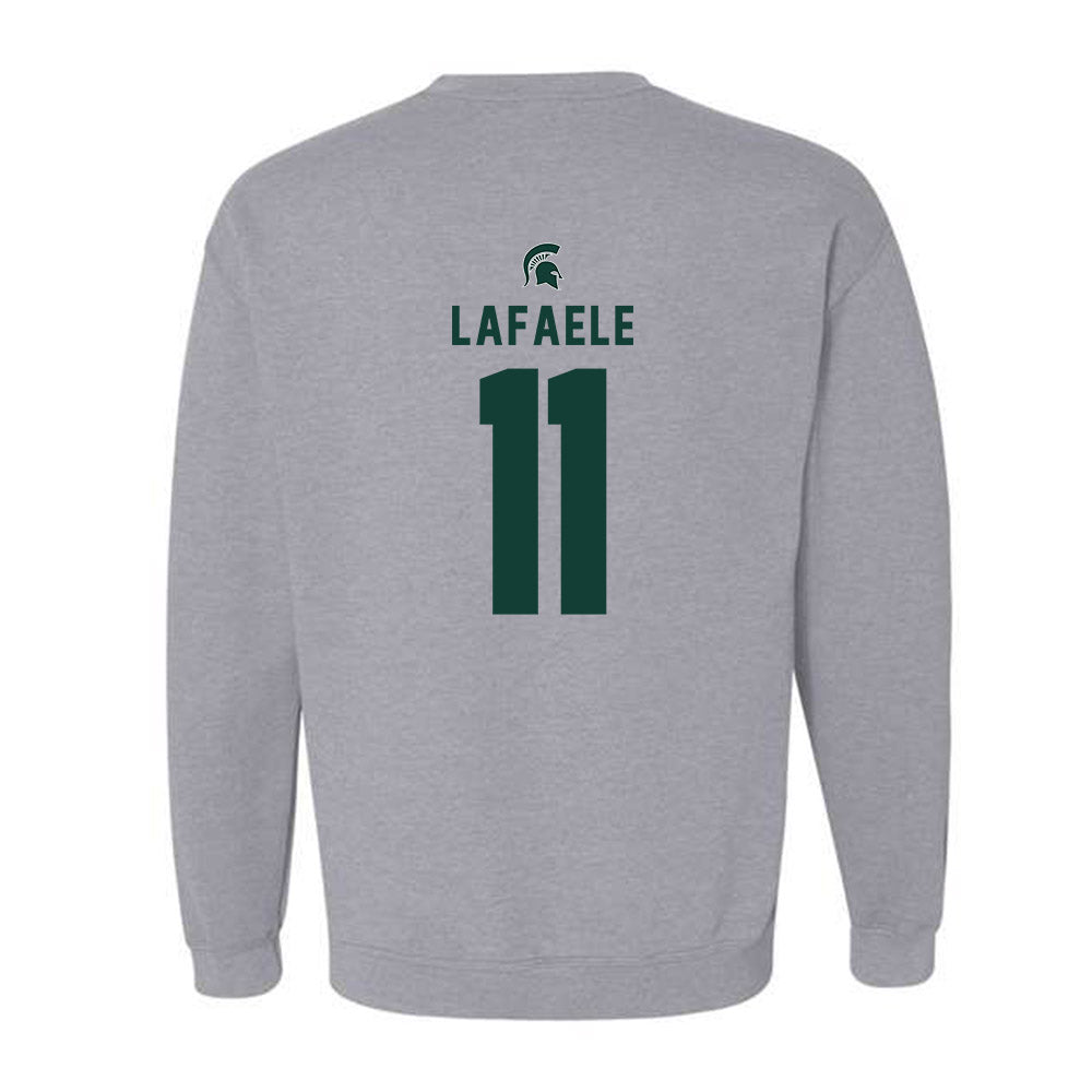 Michigan State - NCAA Football : Anelu Lafaele - Generic Shersey Crewneck Sweatshirt-1