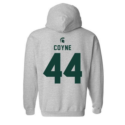 Michigan State - NCAA Football : Jay Coyne - Generic Shersey Hooded Sweatshirt