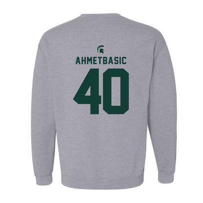 Michigan State - NCAA Football : Tarik Ahmetbasic - Generic Shersey Crewneck Sweatshirt