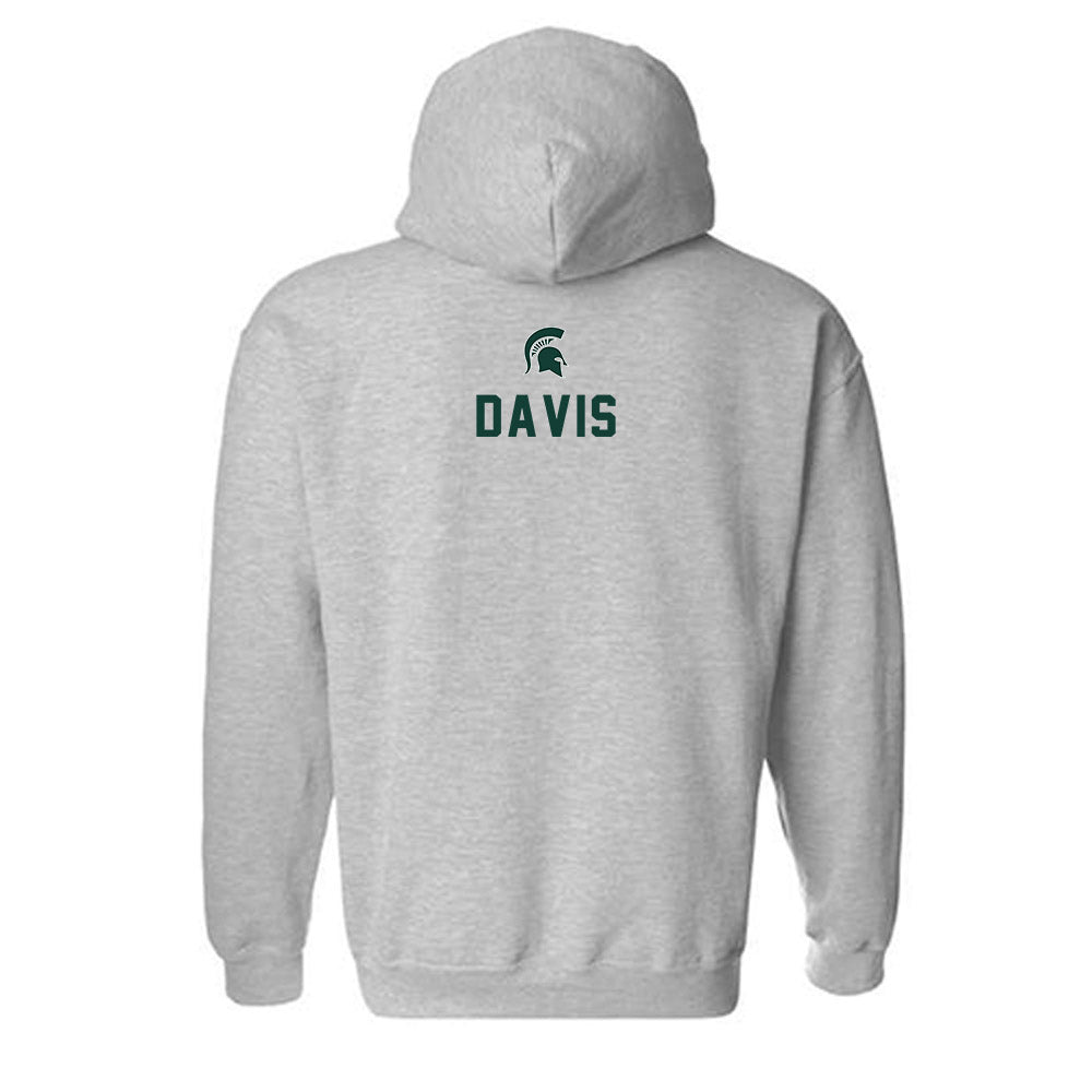 Michigan State - NCAA Cheerleading : Kaia Davis - Generic Shersey Hooded Sweatshirt-1