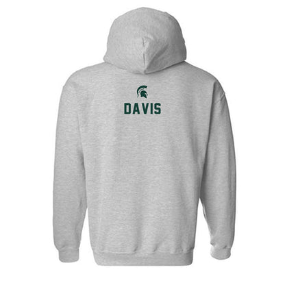 Michigan State - NCAA Cheerleading : Kaia Davis - Generic Shersey Hooded Sweatshirt-1